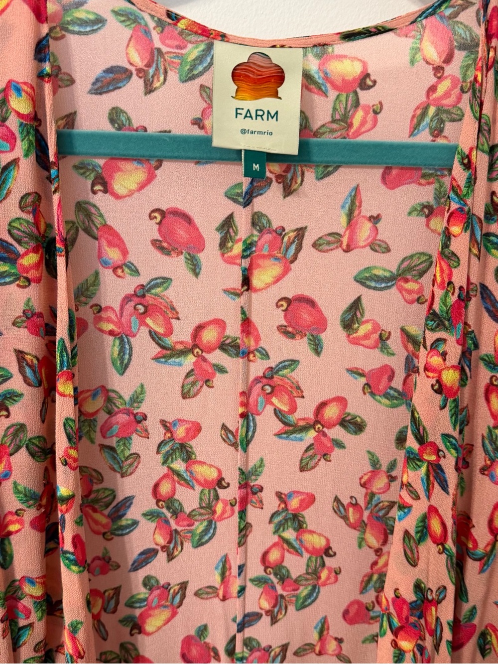 FARM Rio Fruit and Floral Wrap Maxi Dress | Anthropologie - Picture 3 of 6
